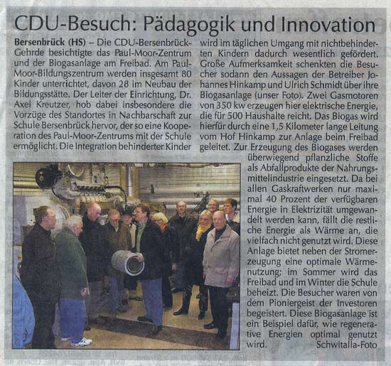 Auch die Presse lobt die Innovation